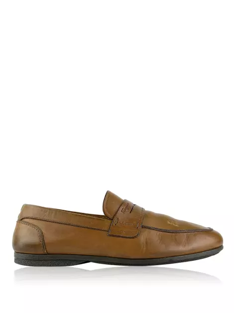 Loafer Salvatore Ferragamo Couro Marrom
