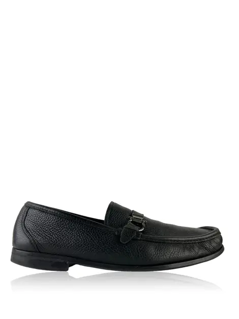 Loafer Salvatore Ferragamo Couro Preto