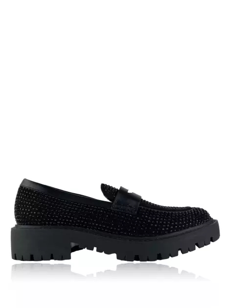 Loafer Schutz Christie Shine Preto