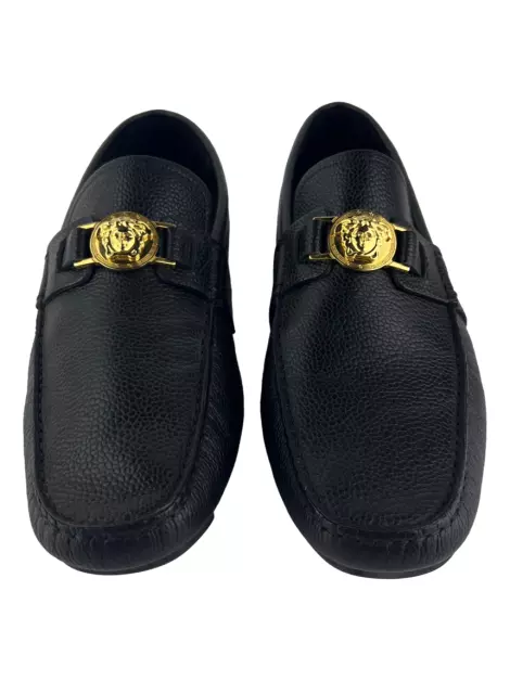 Loafer Versace Couro Preto