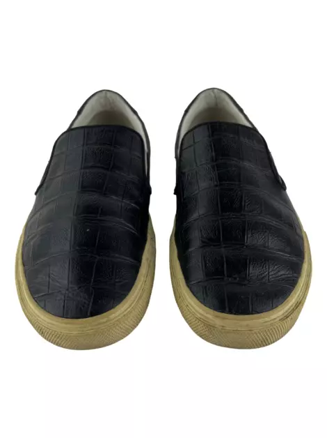 Loafer Yves Saint Laurent Couro Preto