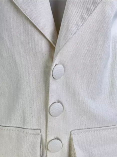 Macacão Aluf Jeans Bege