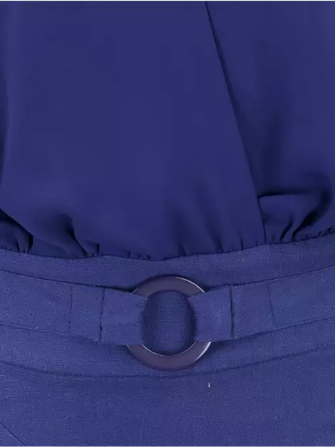 Macacão Garnus Tecido Azul