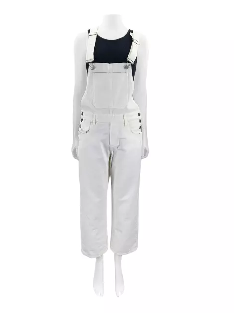 Macacão Not Your Basic Denim Jeans Off White