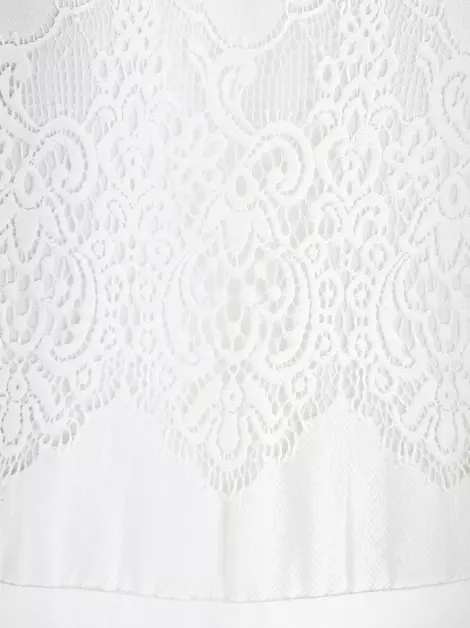Macacão Renata Campos Bordado Off White