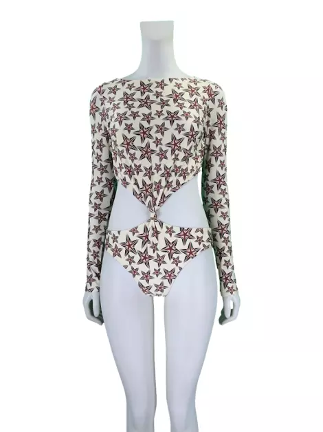 Maiô Cia. Marítima Tecido Estampado