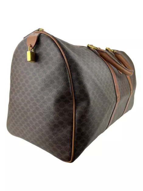 Mala Celine Triomphe Marrom Vintage