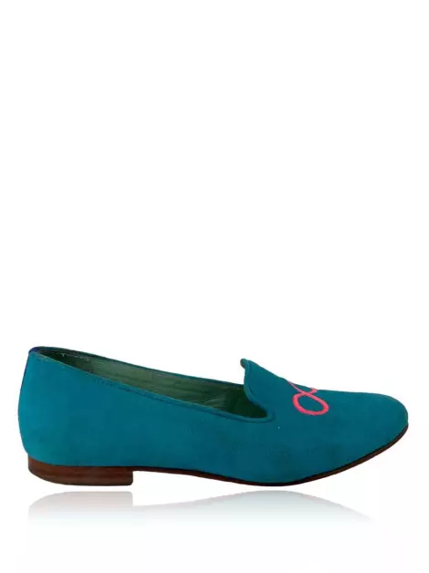 Mocassim Blue Bird Suede Azul