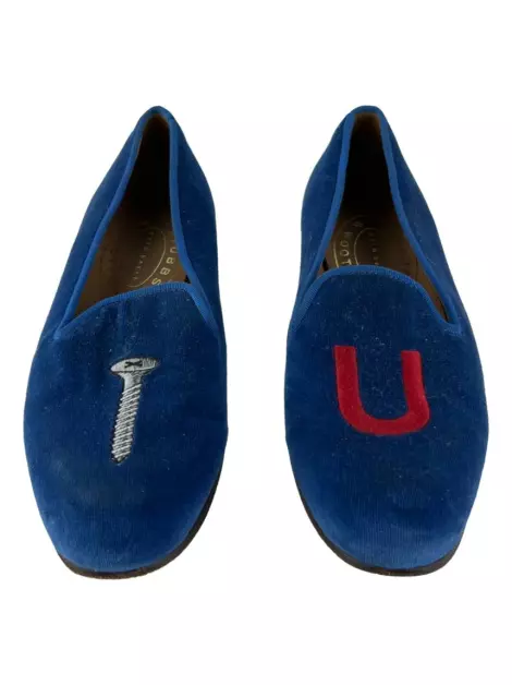 Mocassim e Loafer Stubbs & Wootton College Screw You Azul