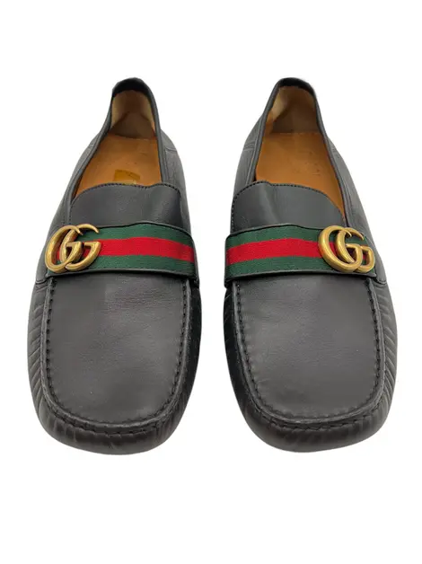 Mocassim Gucci GG Preto