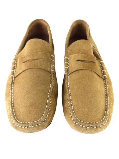 Mocassim Salvatore Ferragamo Camurça Bege