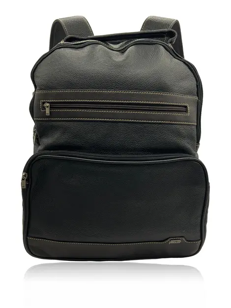 Mochila VR Collezioni Couro Cinza