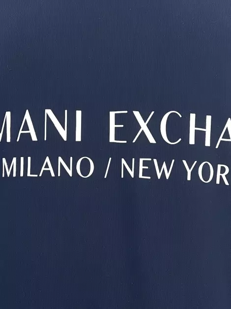 Moletom Armani Exchange Tecido Azul