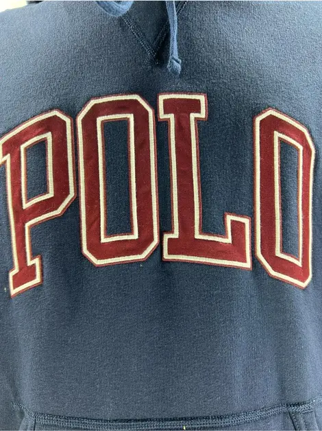 Moletom Polo Ralph Lauren Logo Azul