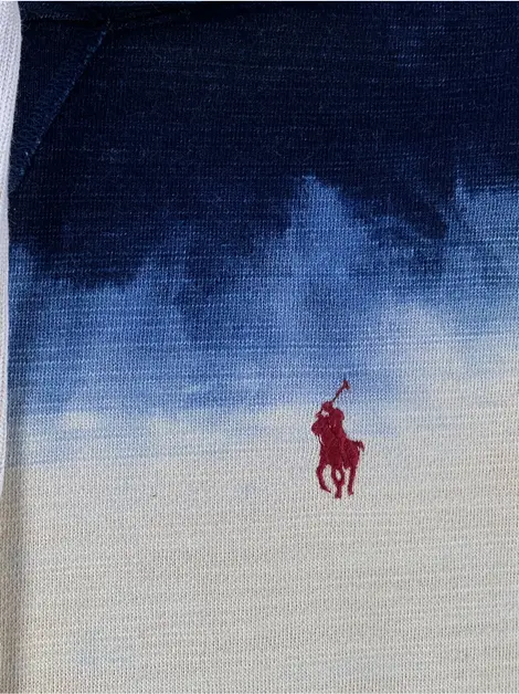 Moletom Polo Ralph Lauren Tie Dye Azul