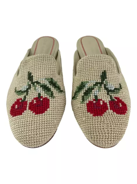 Mule Cris Barros Cereja Tricot