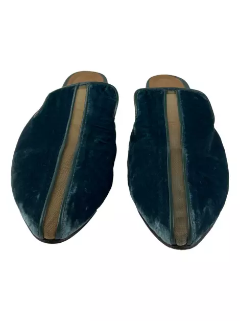 Mule Etoiles By Botti Veludo Azul