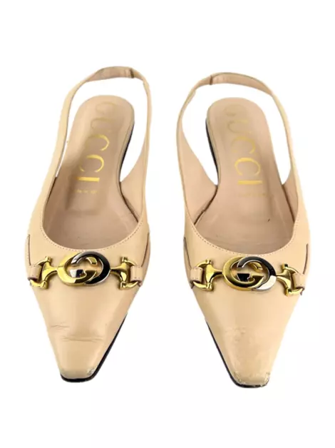 Mule Gucci Zumi Slingback Rosa