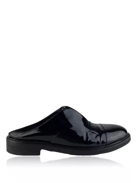 Mule Osklen Verniz Preto