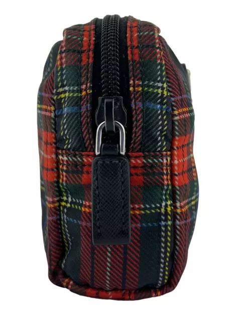 Necessaire Prada Mini Zip Xadrez