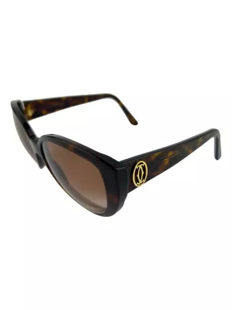 Óculo Cartier Acetato Tartaruga