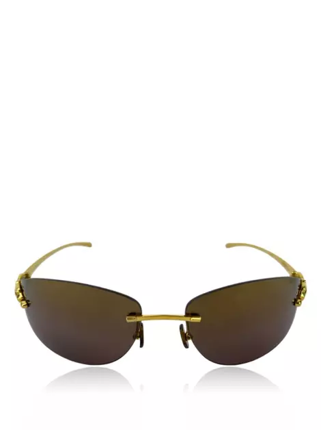 Óculos Cartier Panthere 110 Dourado