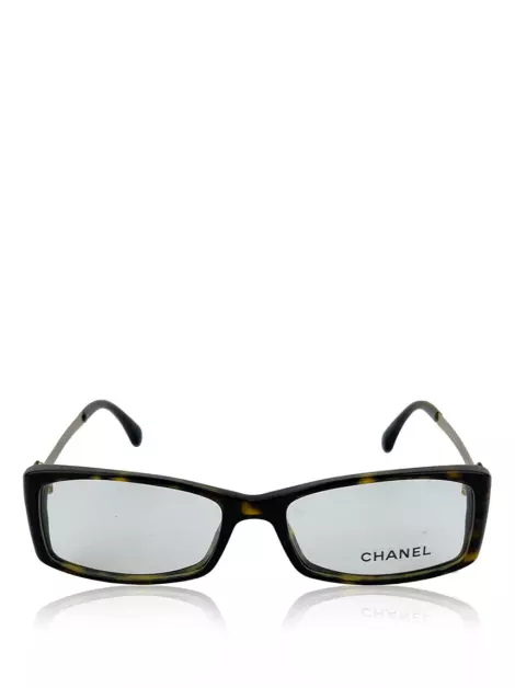 Óculos Chanel 3195 Camellia Tartaruga Marrom