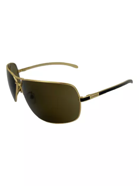 Óculos Chanel 4141-Q Dourado