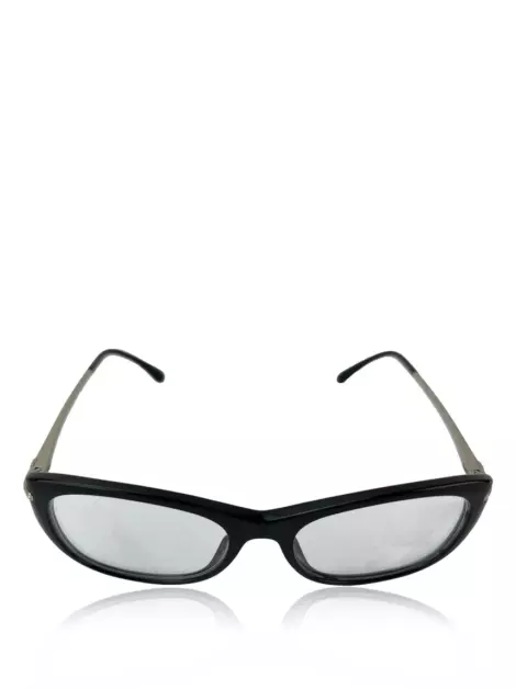 Óculos de Grau Chanel 3295-B Preto Vintage