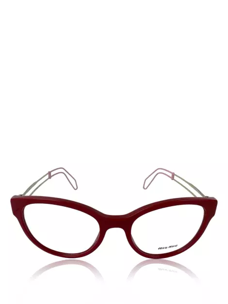 Óculos de Grau Miu Miu VMU03P Vermelho