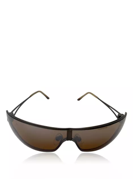 Óculos de Sol Bulgari 632 Marrom Vintage