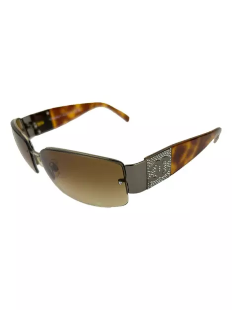 Óculos de Sol Chanel 4117-B Marrom