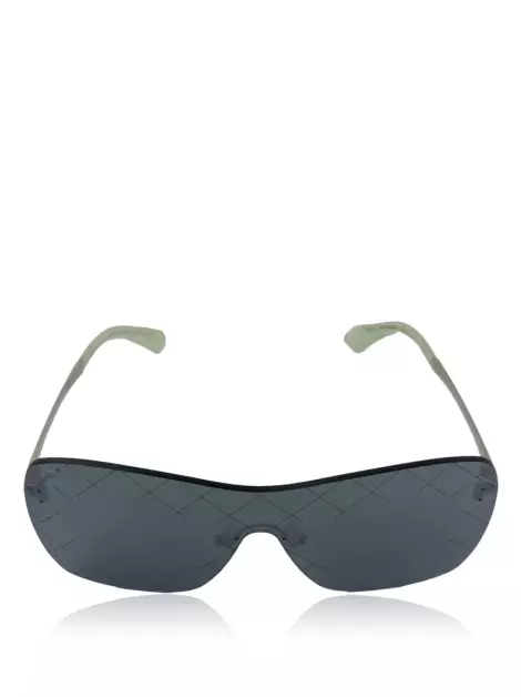Óculos de Sol Chanel 4215 Shield Prateado