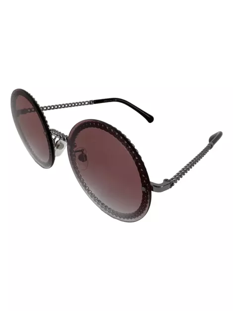 Óculos de Sol Chanel 4245 Chain Vinho