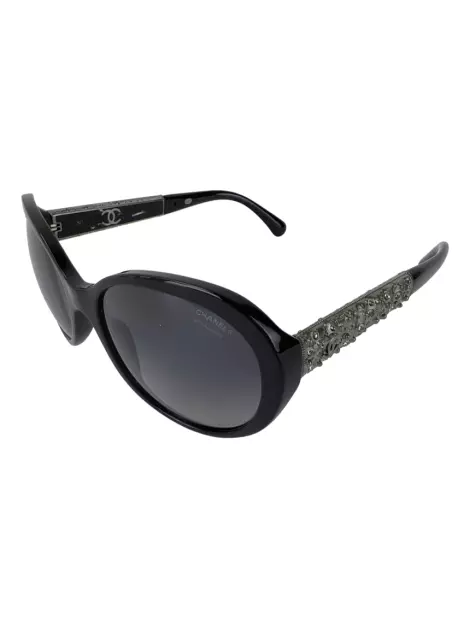 Óculos de Sol Chanel 5290-B Cristais Preto