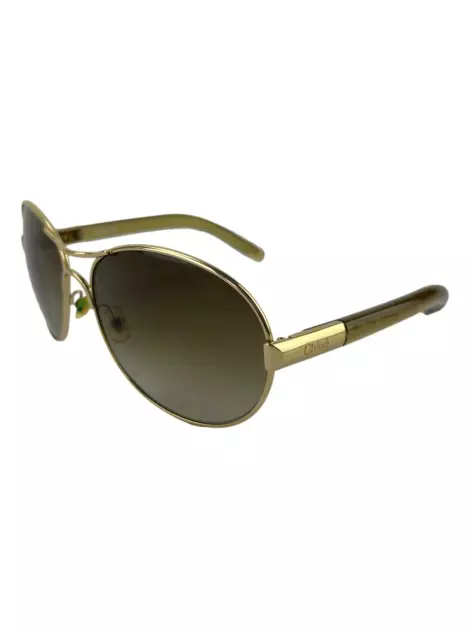 Óculos de Sol Chloé CL2207 Verde Vintage