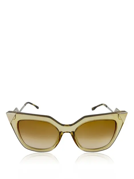 Óculos de Sol Fendi FF0060/S Iridia Cat Eye Estampado