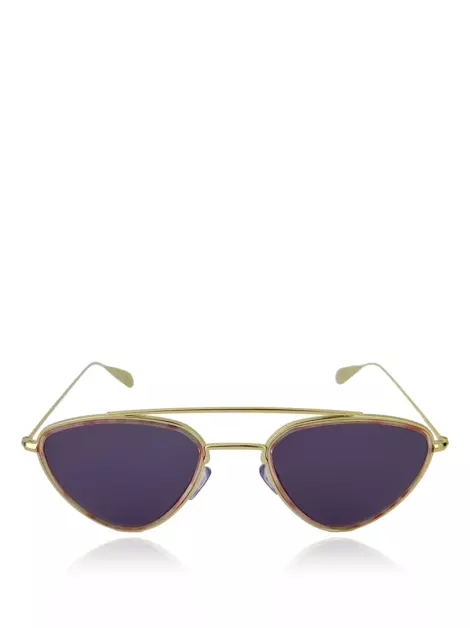 Óculos de Sol Lyndon Leone Biscayne Dourado
