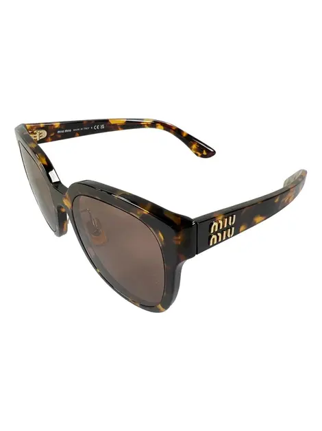 Óculos de Sol Miu Miu Square SMU01Z Tortoise