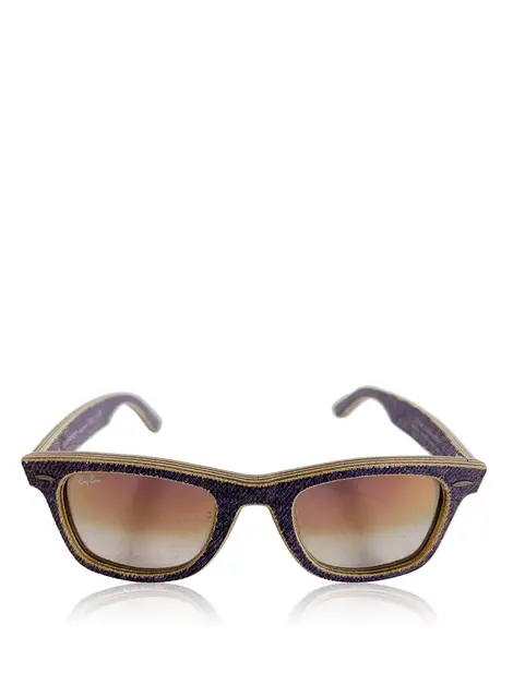Óculos de Sol Ray-Ban RB2140 Wayfarer Denim Roxo