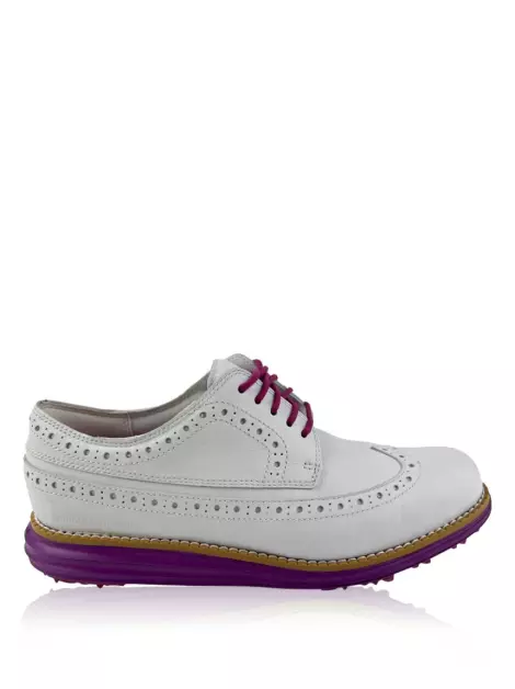 Oxford Cole Haan Couro Branco