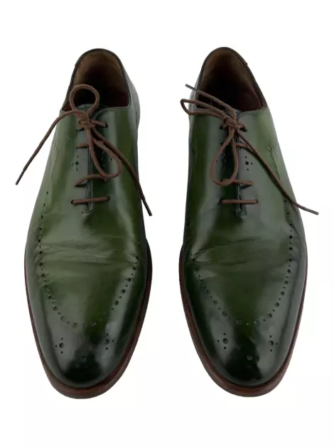 Oxford Fratelli Rossetti Couro Verde