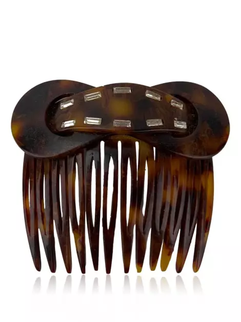 Pentinho de Cabelo Alexandre De Paris Acetato Marrom