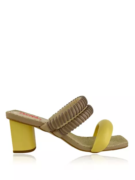 Plataforma Tatiana Loureiro Couro Amarelo