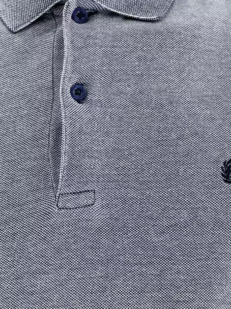 Polo Fred Perry Tecido Cinza