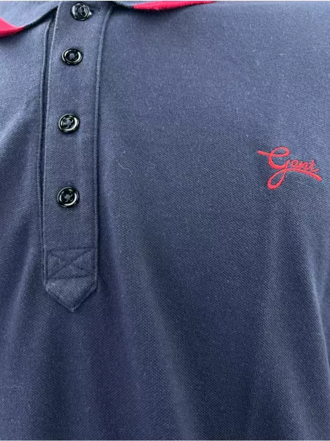 Polo Gant Tecido Azul Marinho