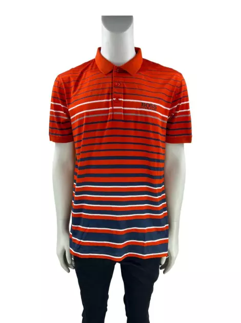 Polo Hugo Boss Modern Fit Laranja