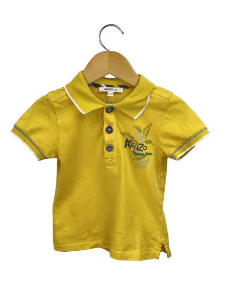 Polo Kenzo Tecido Amarelo