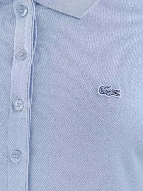 Polo Lacoste Tecido Azul Claro