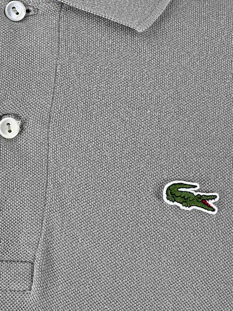 Polo Lacoste Tecido Cinza